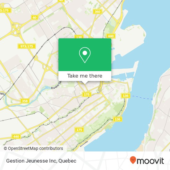 Gestion Jeunesse Inc map