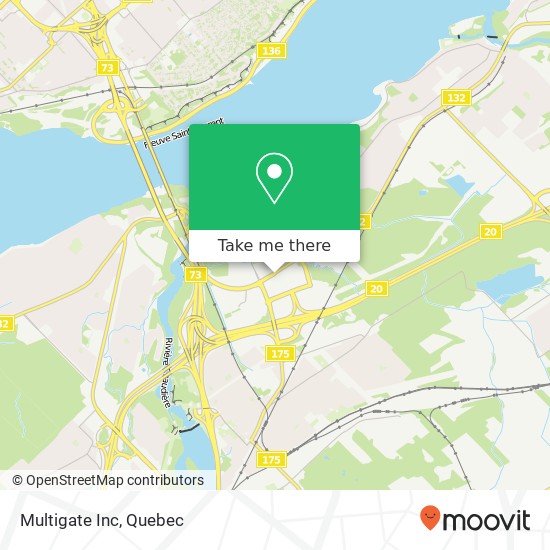 Multigate Inc map