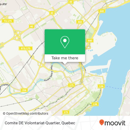 Comite DE Volontariat-Quartier map