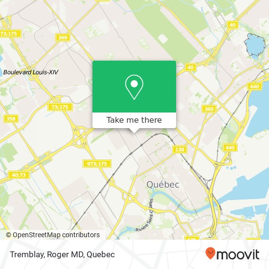 Tremblay, Roger MD map