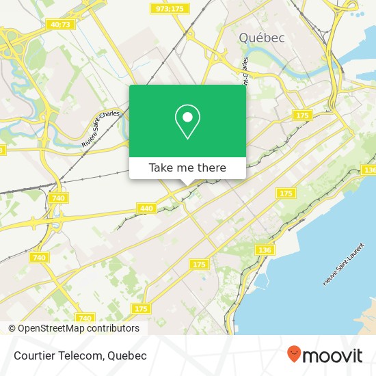 Courtier Telecom map