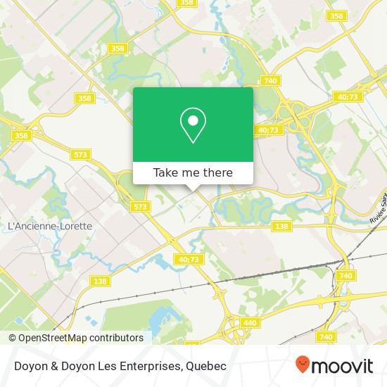 Doyon & Doyon Les Enterprises map