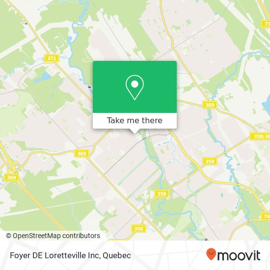 Foyer DE Loretteville Inc map
