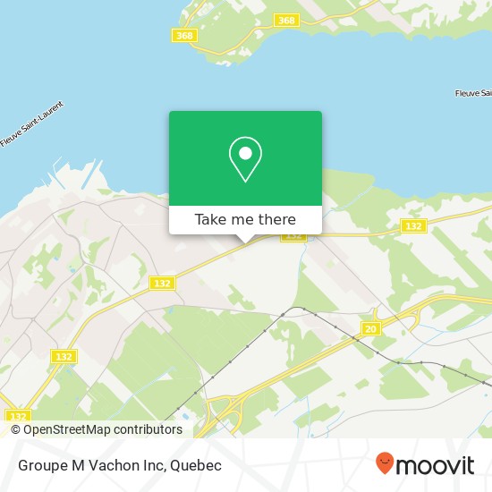 Groupe M Vachon Inc map