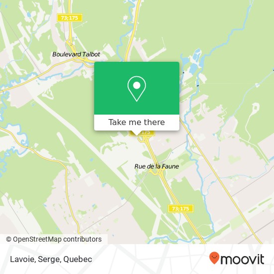 Lavoie, Serge map