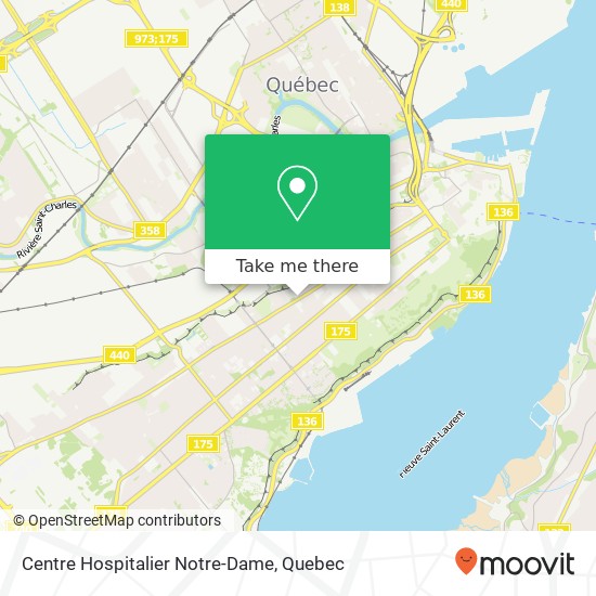 Centre Hospitalier Notre-Dame map