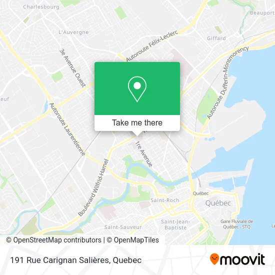 191 Rue Carignan Salières map