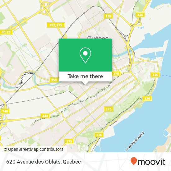 620 Avenue des Oblats map