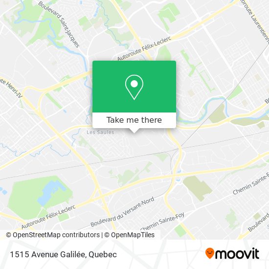 1515 Avenue Galilée map