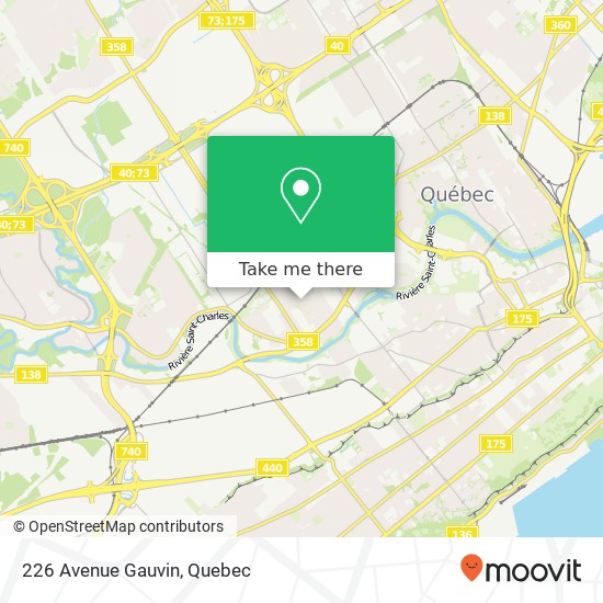 226 Avenue Gauvin map