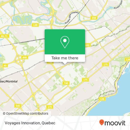 Voyages Innovation map