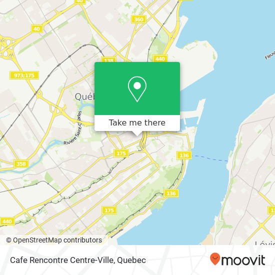 Cafe Rencontre Centre-Ville, 796 Rue St-Joseph E Québec, QC G1K 3C3 map