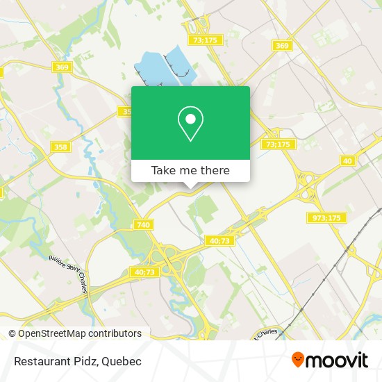 Restaurant Pidz map