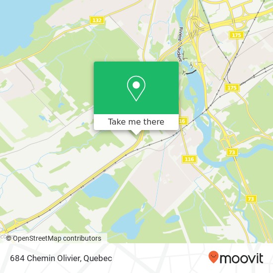 684 Chemin Olivier map