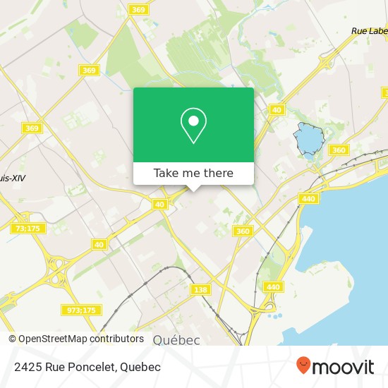 2425 Rue Poncelet map