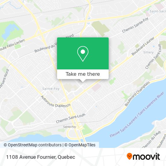 1108 Avenue Fournier map