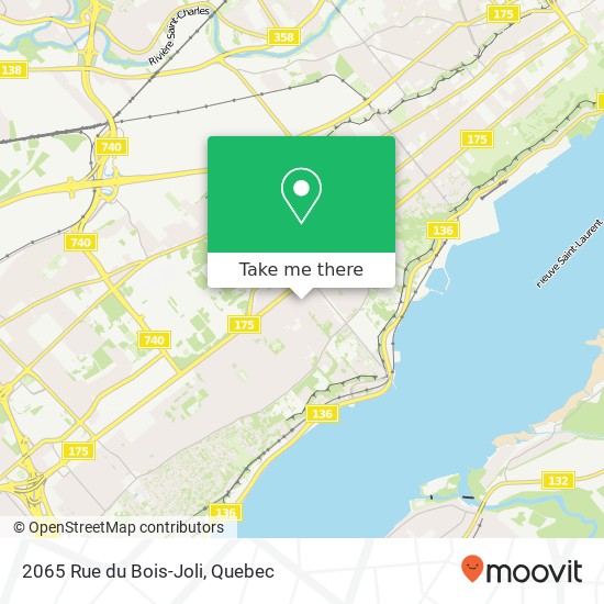 2065 Rue du Bois-Joli map