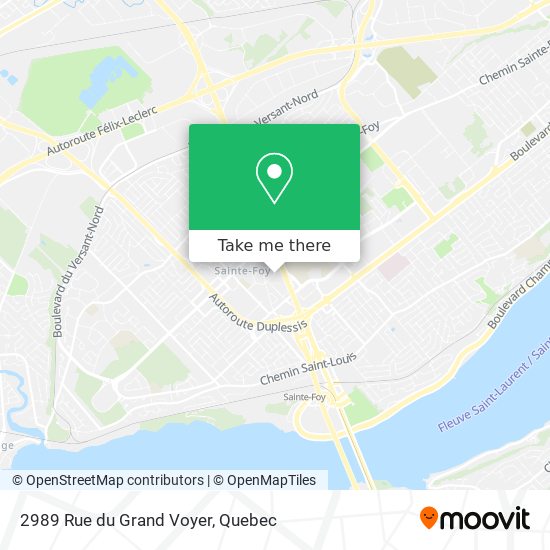 2989 Rue du Grand Voyer map