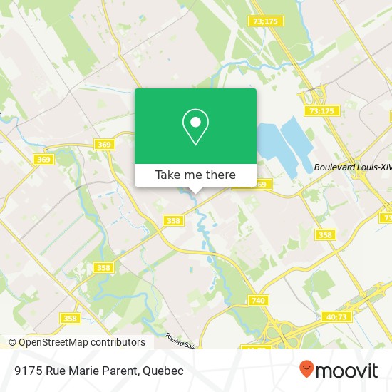 9175 Rue Marie Parent map