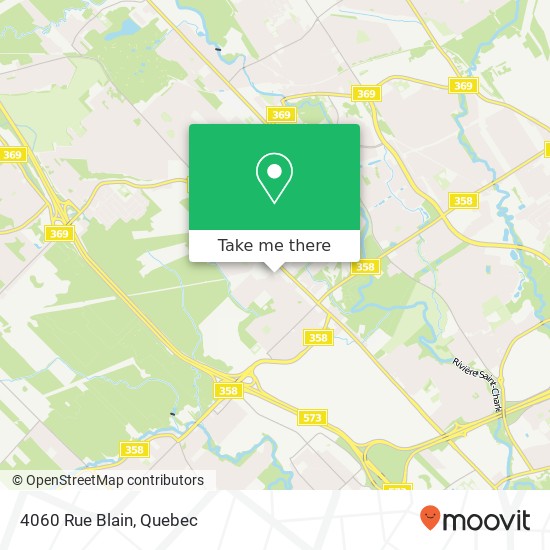 4060 Rue Blain map