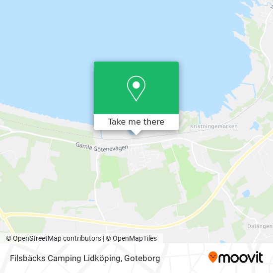 How to get to Filsbäcks Camping Lidköping by Bus or Train?