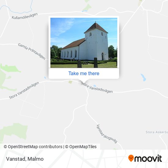How to get to Vanstad in Sjöbo by Bus or Train?