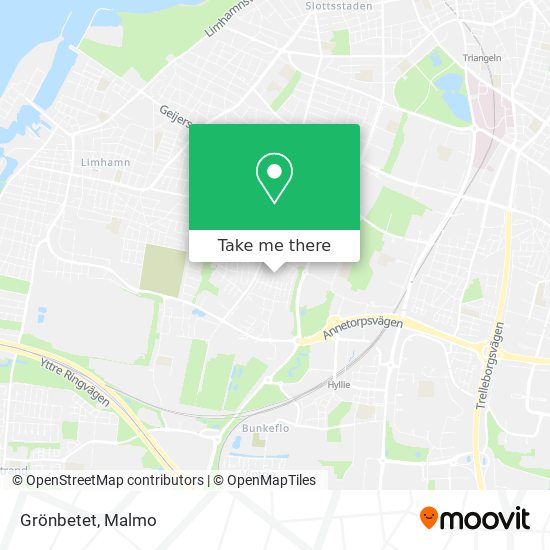 How to get to Grönbetet in Malmö Bus or Train?