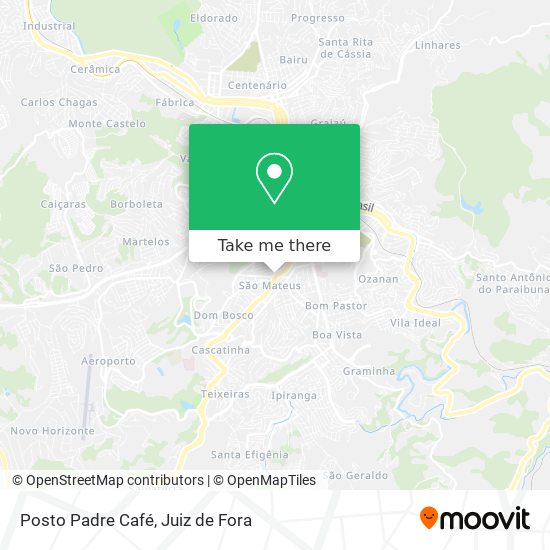 Posto Padre Café map