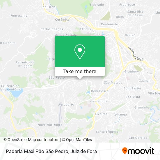 Padaria Maxi Pão São Pedro map