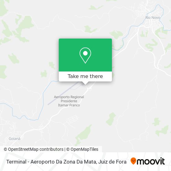 Terminal - Aeroporto Da Zona Da Mata map