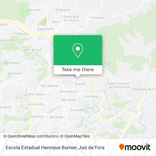 Mapa Escola Estadual Henrique Burnier