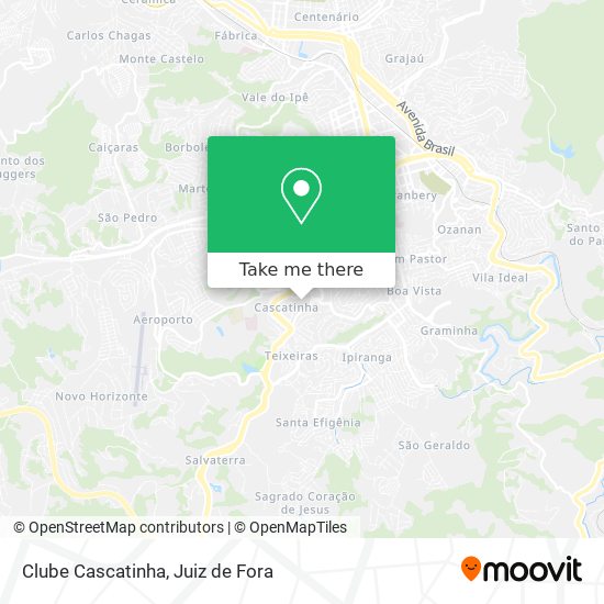 Clube Cascatinha map