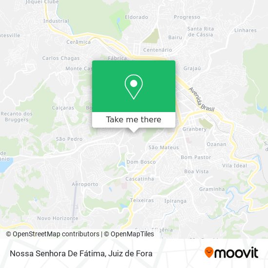 Nossa Senhora De Fátima map