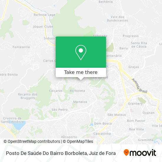 Posto De Saúde Do Bairro Borboleta map