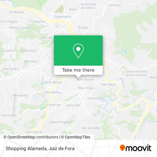 Mapa Shopping Alameda