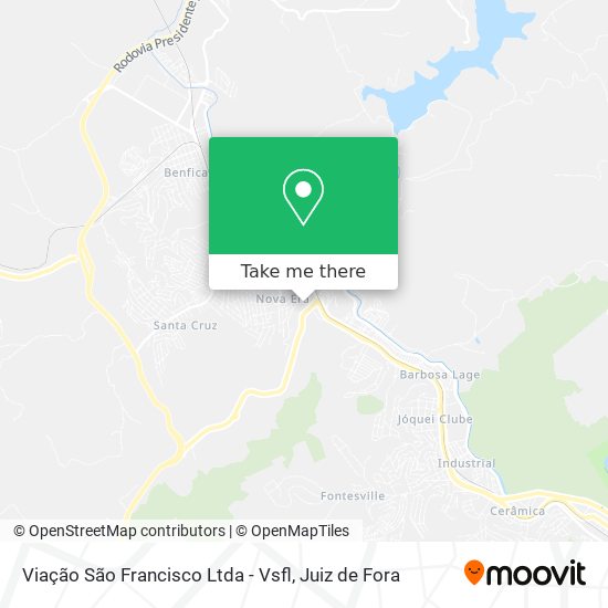 Viação São Francisco Ltda - Vsfl map
