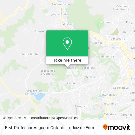 E.M. Professor Augusto Gotardello map