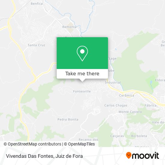 Vivendas Das Fontes map