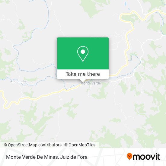 Mapa Monte Verde De Minas