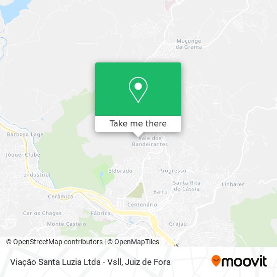 Viação Santa Luzia Ltda - Vsll map