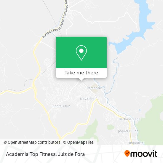 Academia Top Fitness map