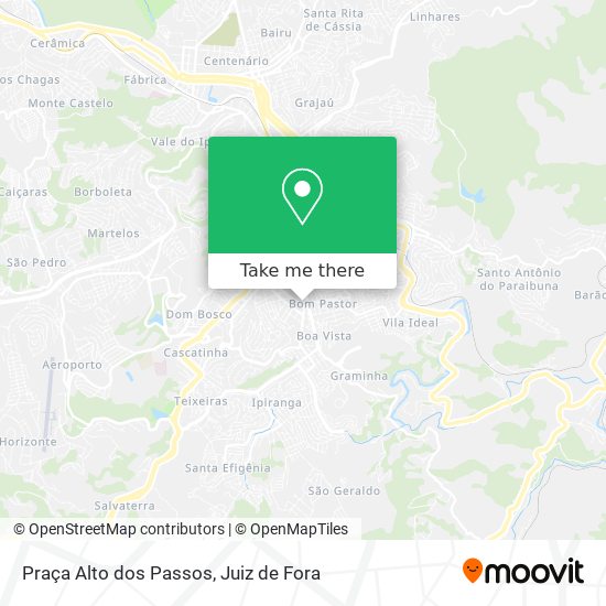 Mapa Praça Alto dos Passos