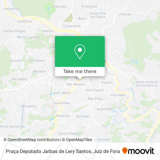 Praça Deputado Jarbas de Lery Santos map