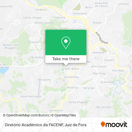 Diretório Acadêmico da FACENF map