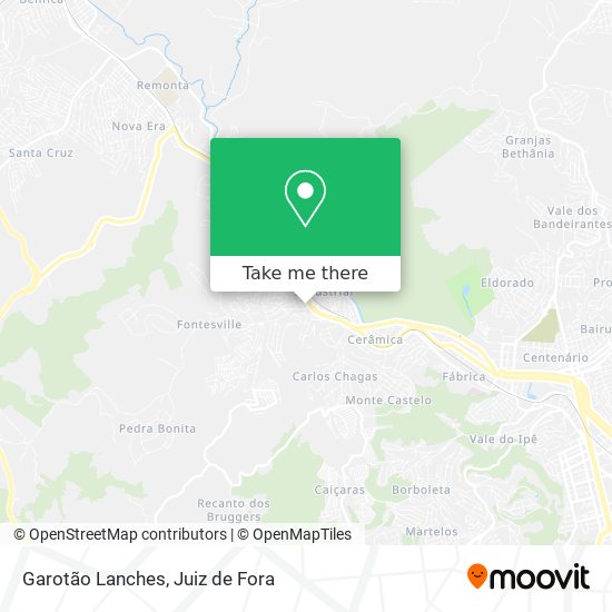 Garotão Lanches map