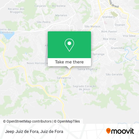 Jeep Juiz de Fora map