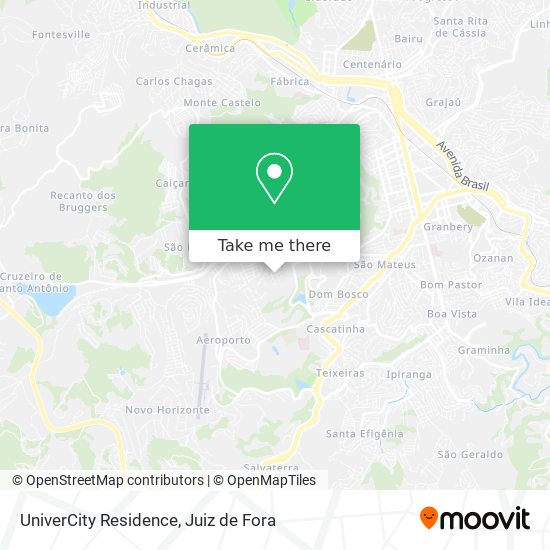 UniverCity Residence map