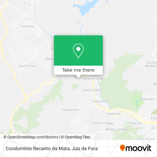 Condomínio Recanto da Mata map