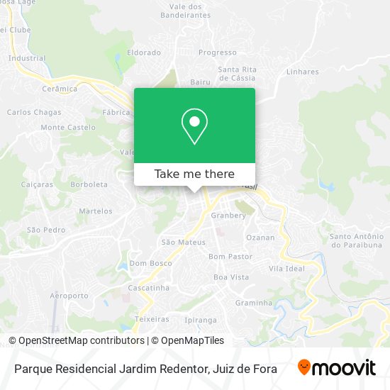 Parque Residencial Jardim Redentor map