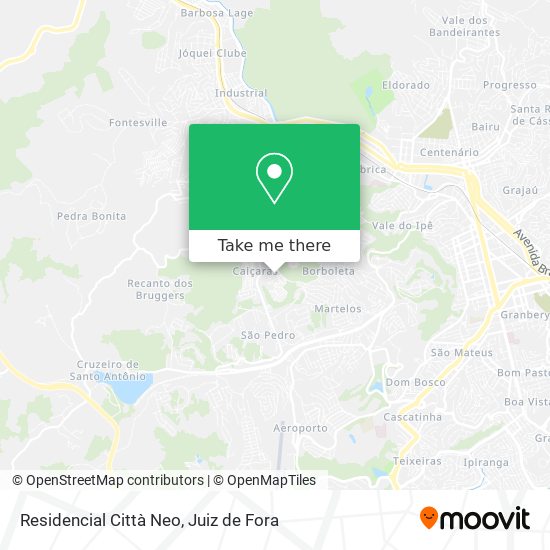 Residencial Città Neo map